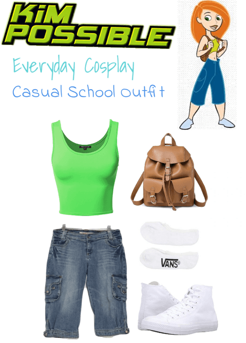 Kim Possible: Casual School Outfit