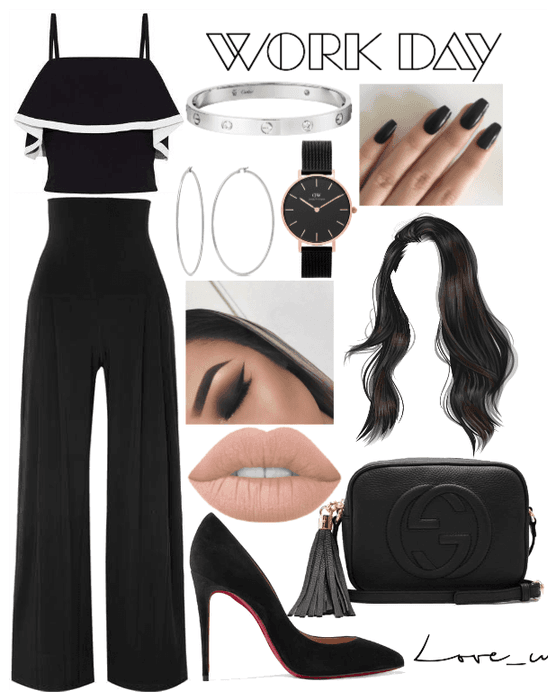 All black outfit
