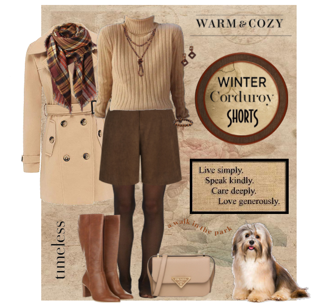 Winter Corduroy Shorts