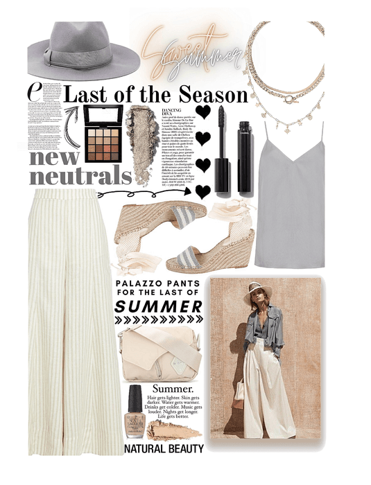 neutral palazzo’s for the end of summer