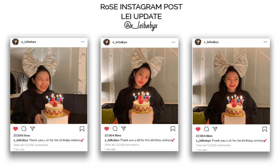 {RoSE}[Lei] Official Instagram Post