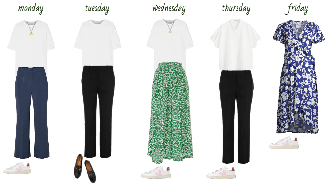 A week in office outfits