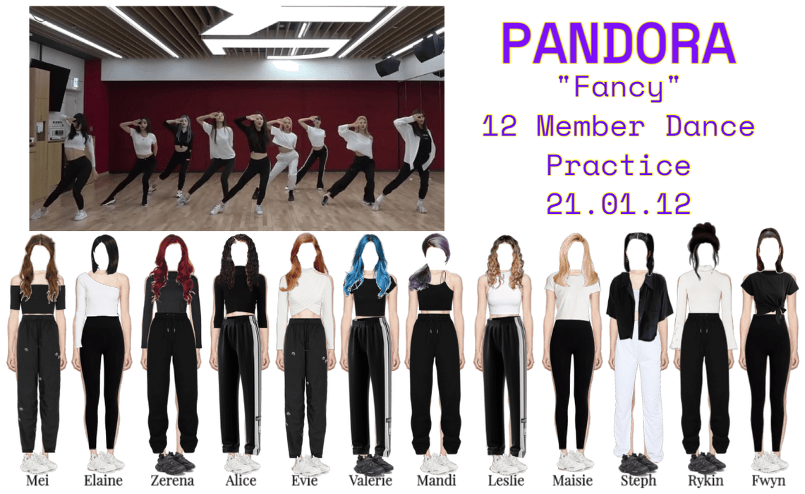 PANDORA "Fancy" Dance Practice