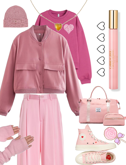 All pink