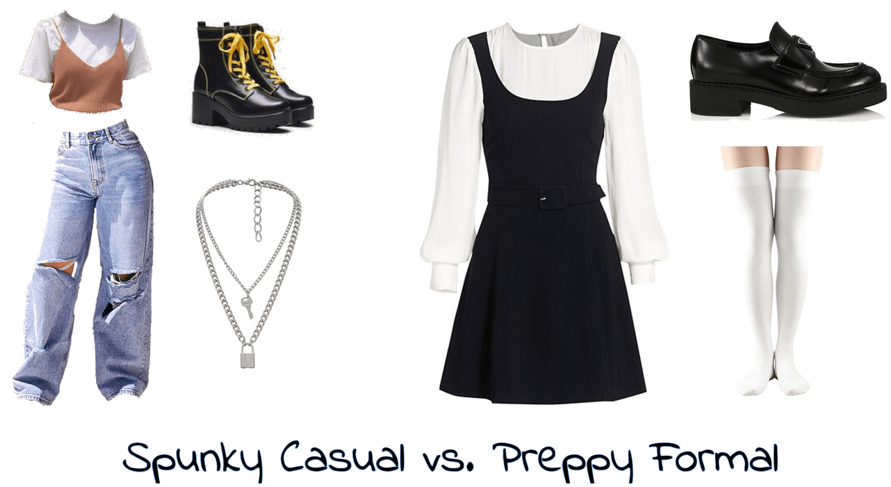 casual vs. preppy