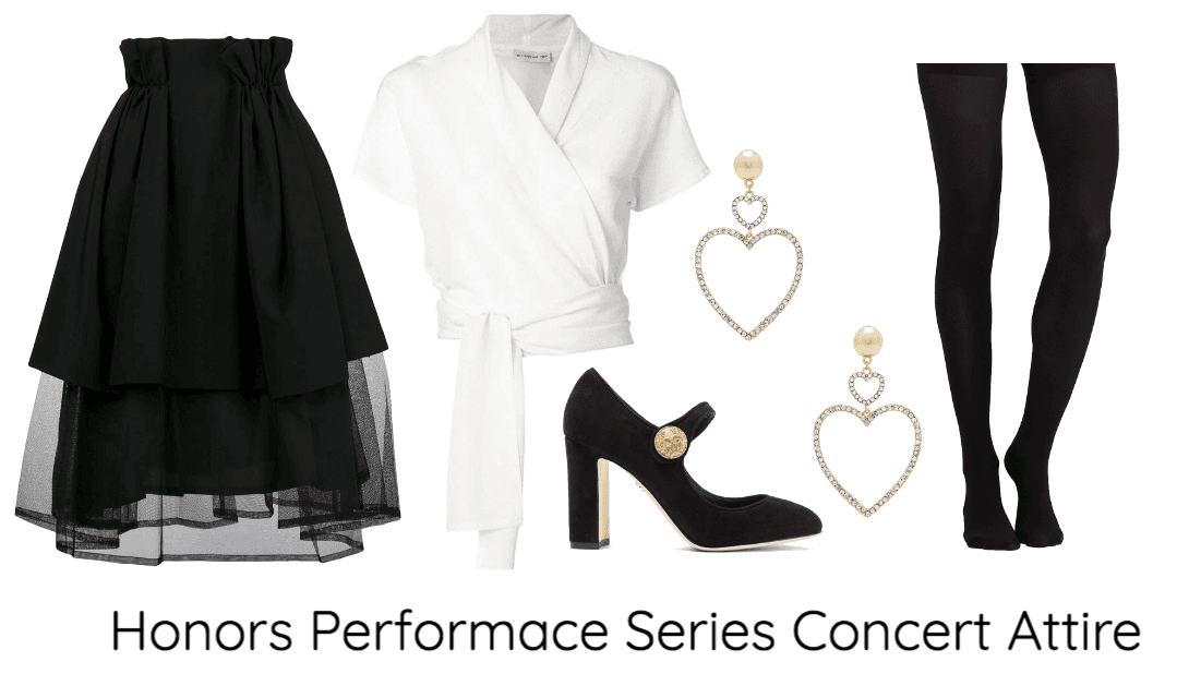 Honors Performance Series Concert Attire