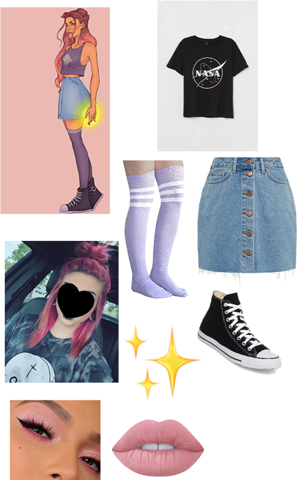 Starfire Inspired Outfit