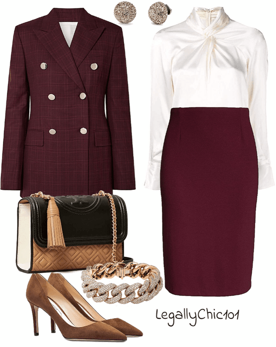 Styling with burgundy