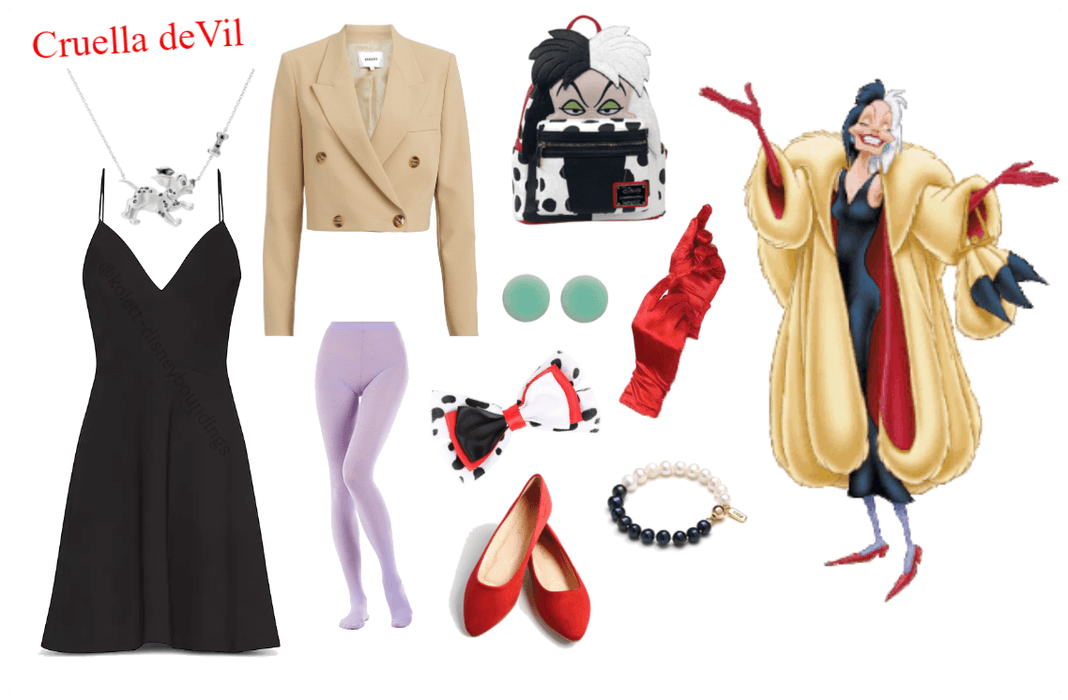 Cruella de Vil outfit - Disneybounding