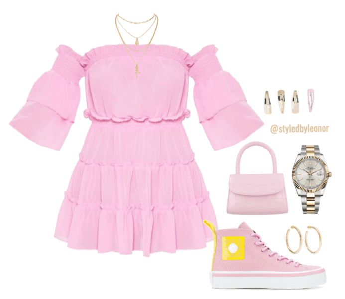 Valentine's Day Pink Girly Outfit