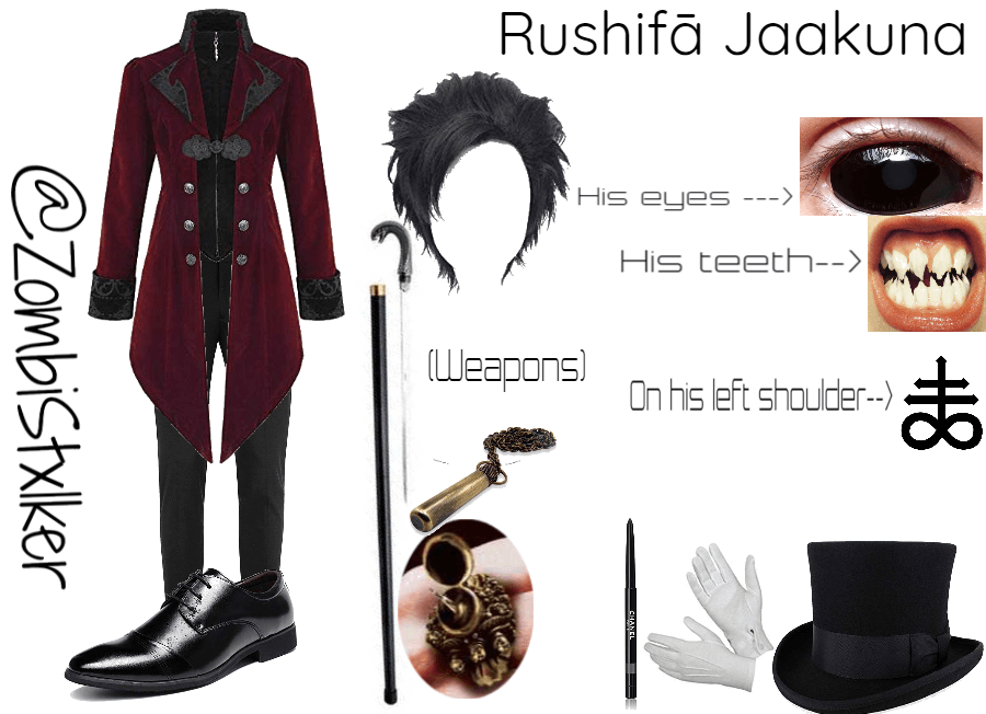 Shadow Hunters OC: Rushifā Jaakuna's normal look