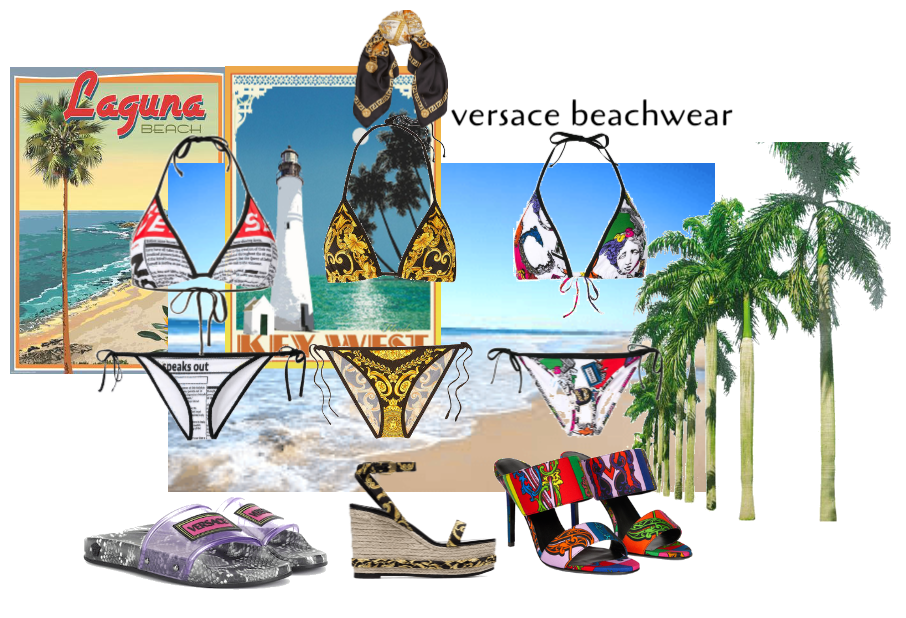 versace beachwear