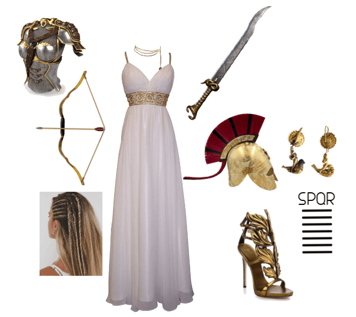 War Goddess. Greek Myths