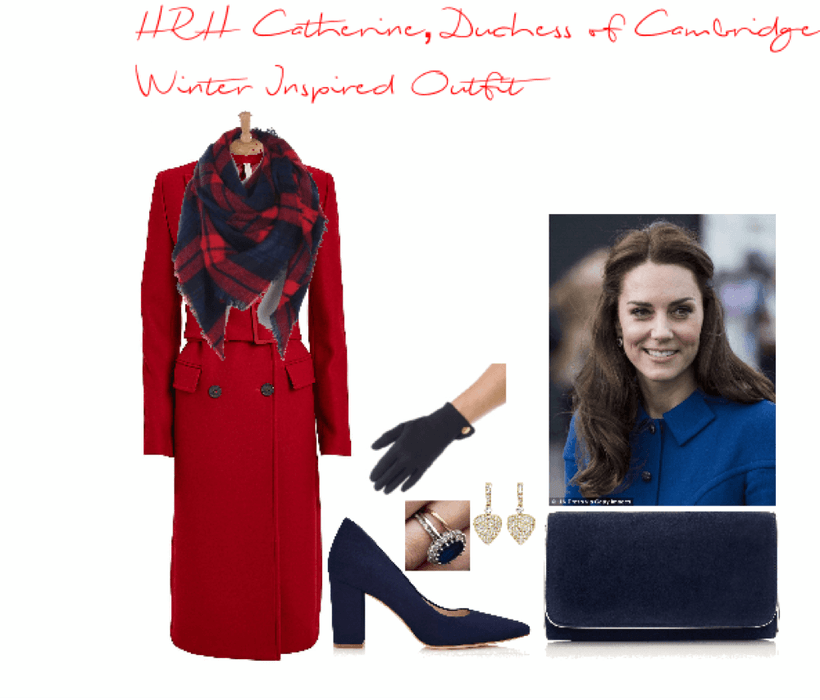 Her Royal Highness Catherine, Duchess of Cambridge Winter Inspired Outfit