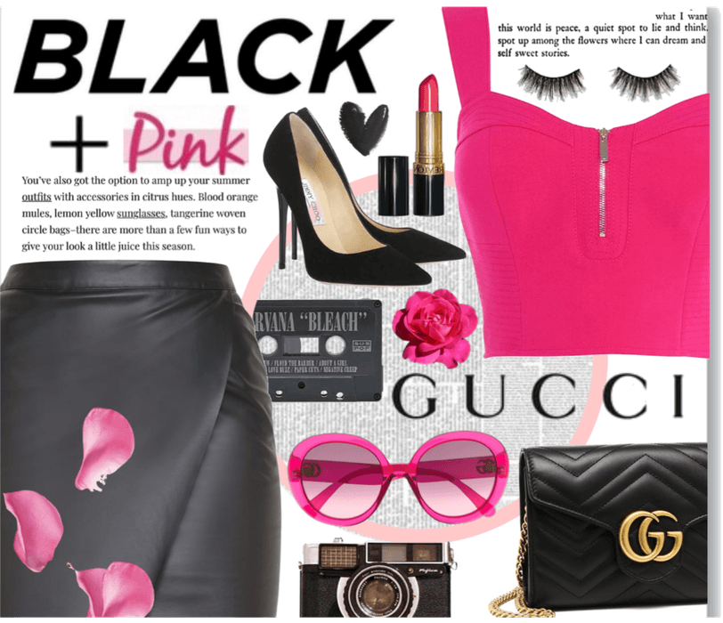 The Luxury That Goes With Black & Pink
