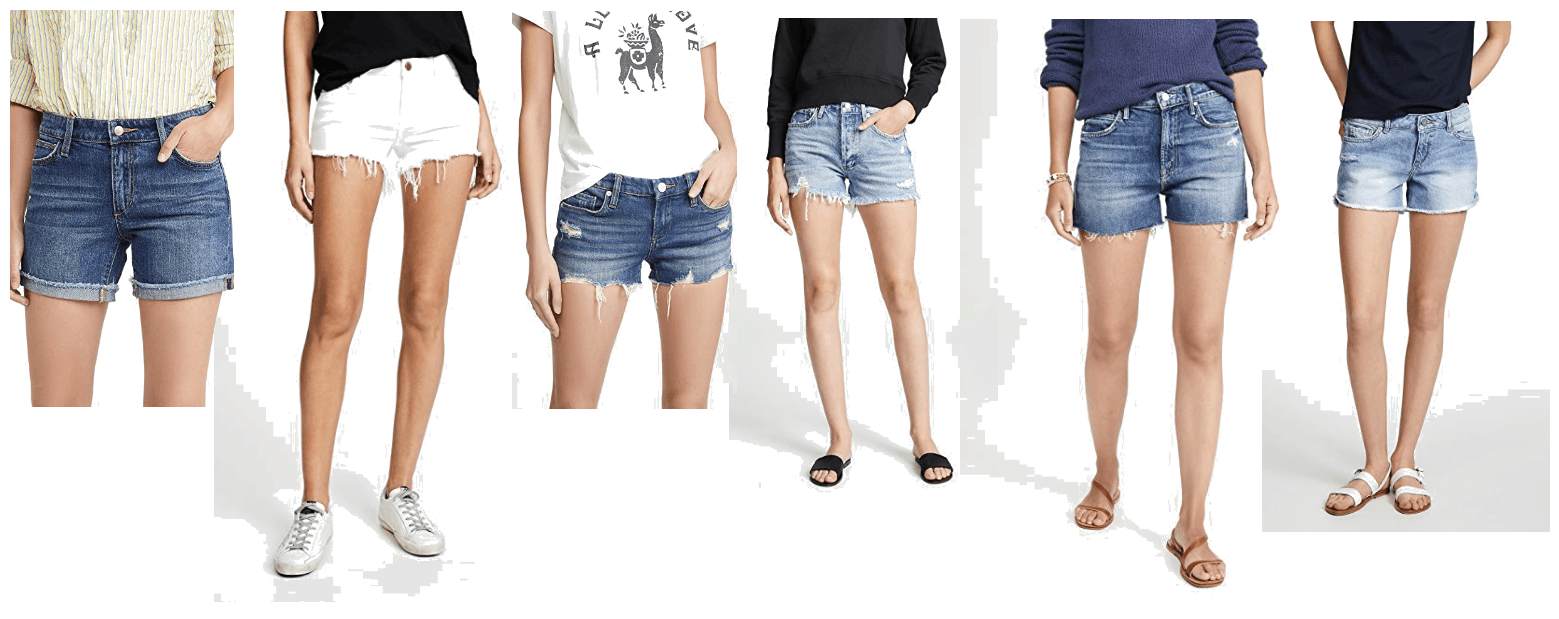 ShopBop Denim Shorts