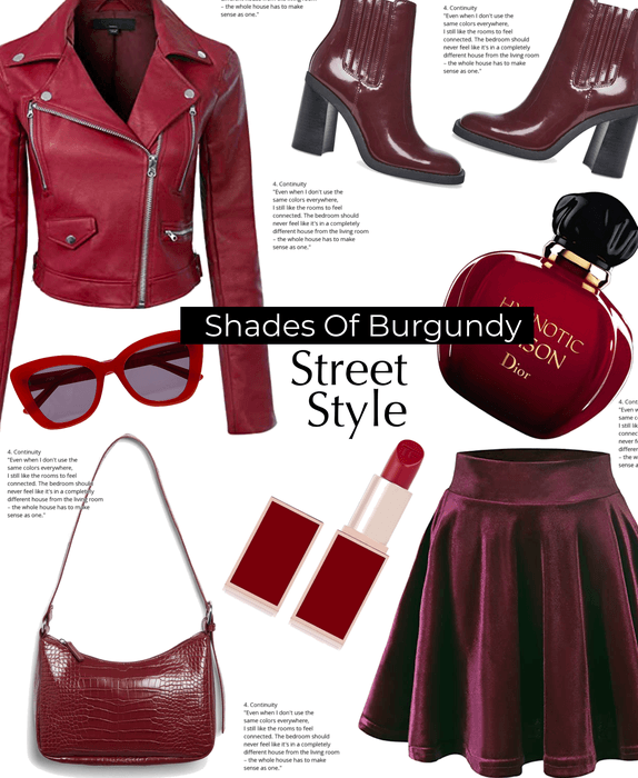 shades of burgundy