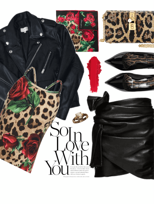 Leather + Leopard