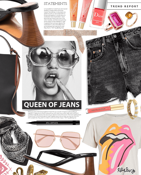 queen of jeans | denim shorts style