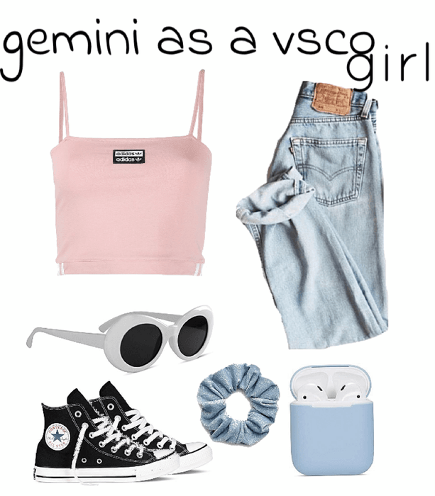 gemini as a vsco girl