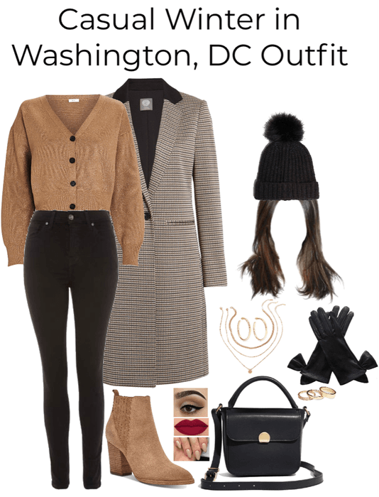 Casual Winter in Washington, DC Outfit