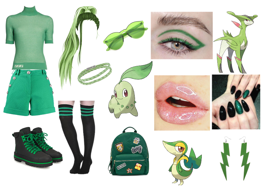 Green Pokémon trainer