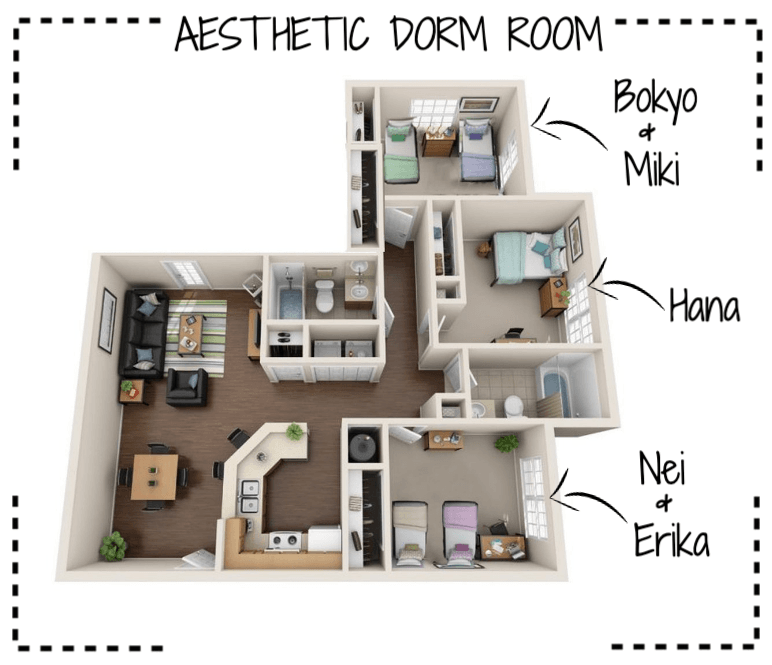 AESTHETIC (미적) Dorm Room