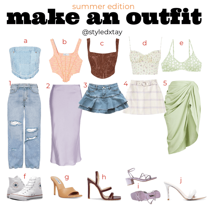 MAKE YOUR OWN OUTFIT: Summer Edition 🌞