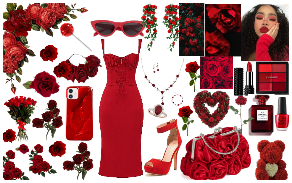❤❤🌹Rose outfit❤🌹🌹