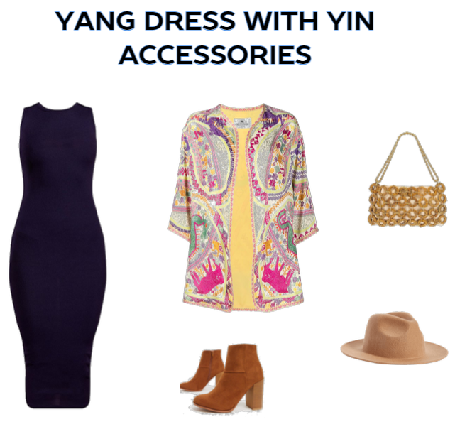 Yang Dress with Yin Accessories