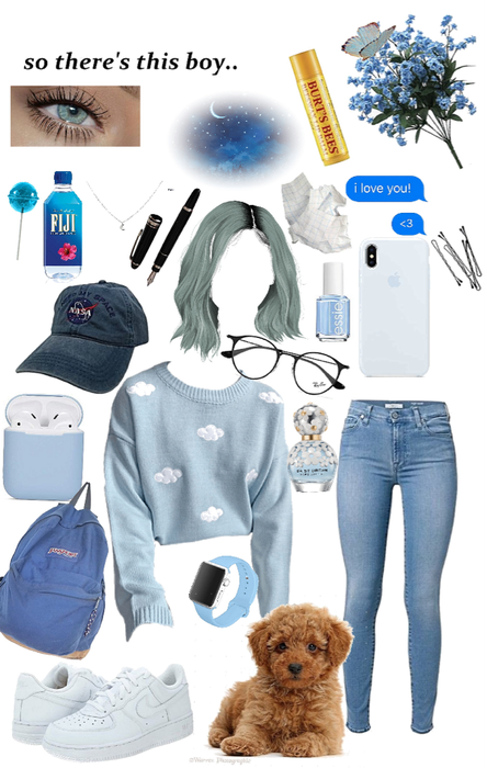 blue as a person