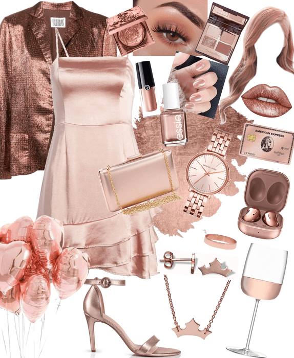 Rose Gold Party Outfit