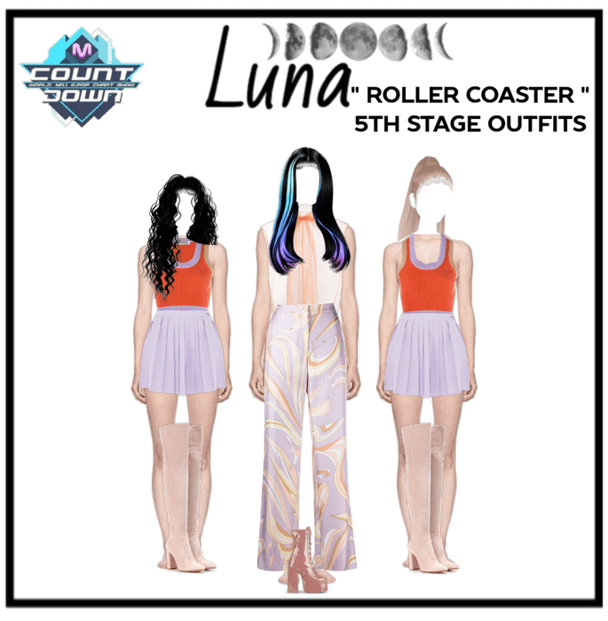 LUNA ROLLER COASTER 5TH STAGE OUTFITS