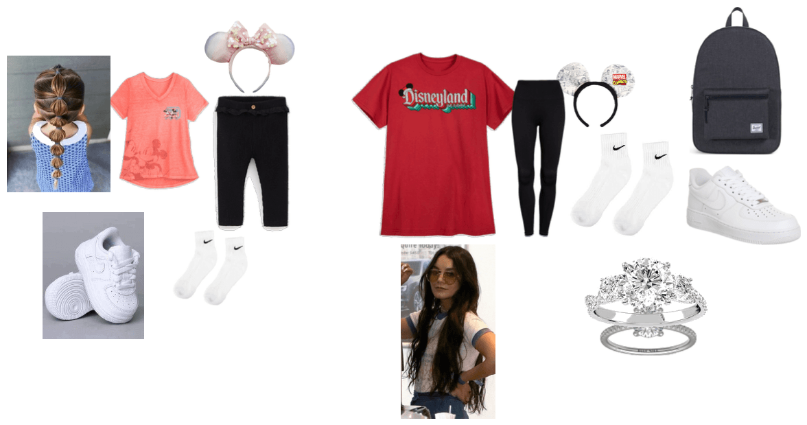 My and bella's outfit for Disneyland