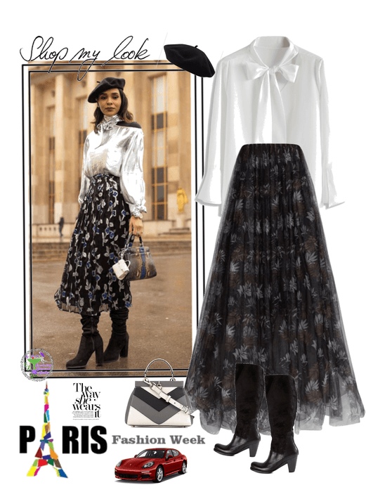 Paris FW Street Style:  The Way She Wears it.