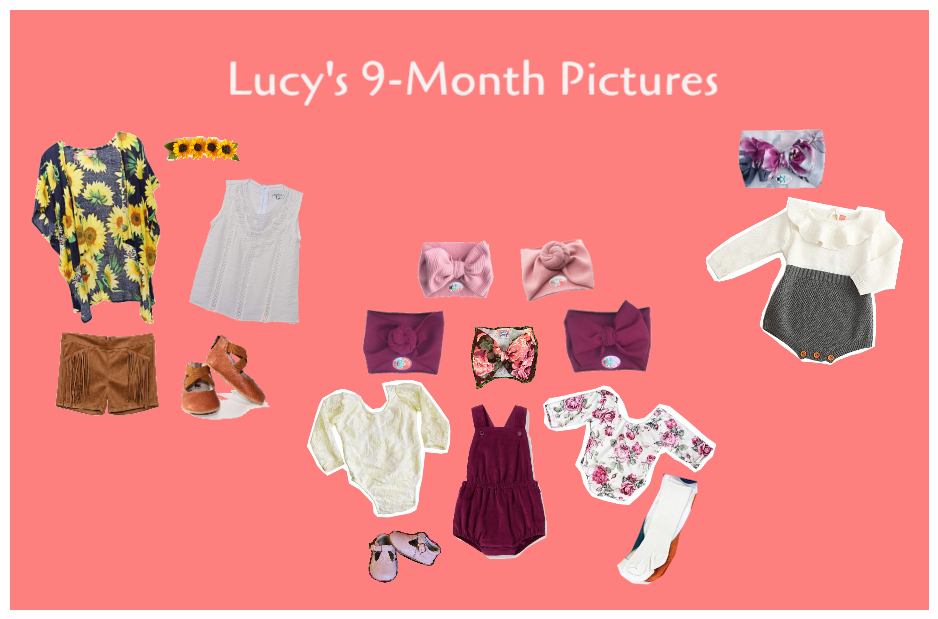 Lucy's 9 Month Pictures