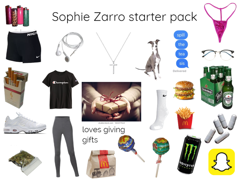 Sophie Zarro starter pack