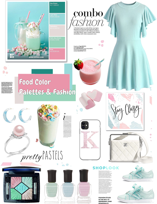 Food color palettes and fashion