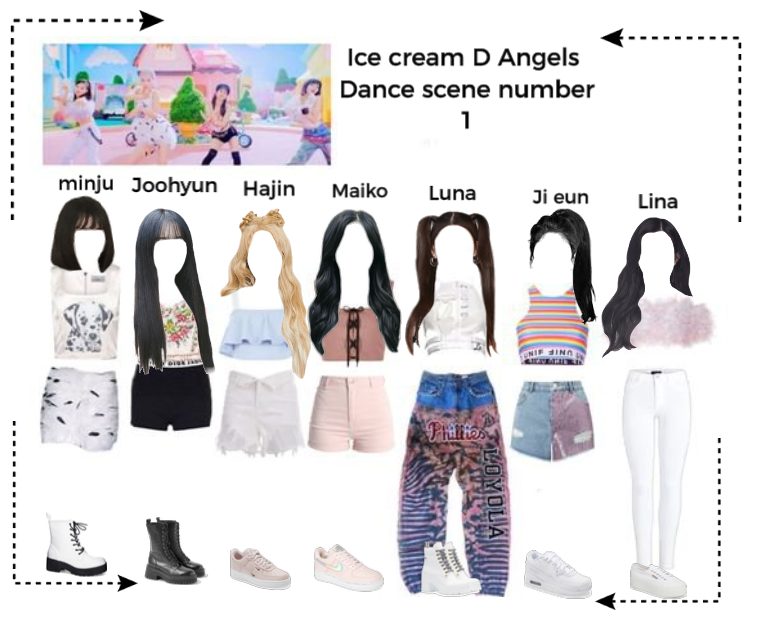 Ice cream D Angels Dance scene number 1