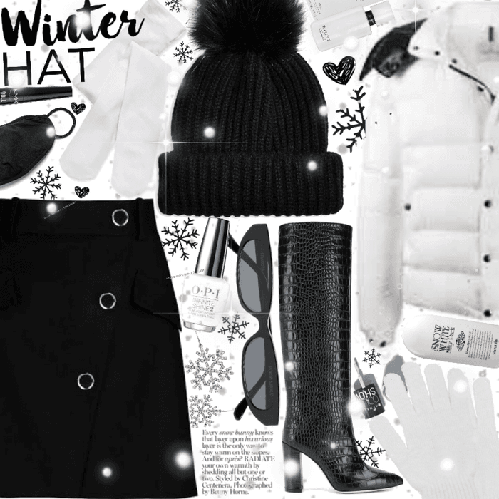 Winter Hat 🖤🤍⛸