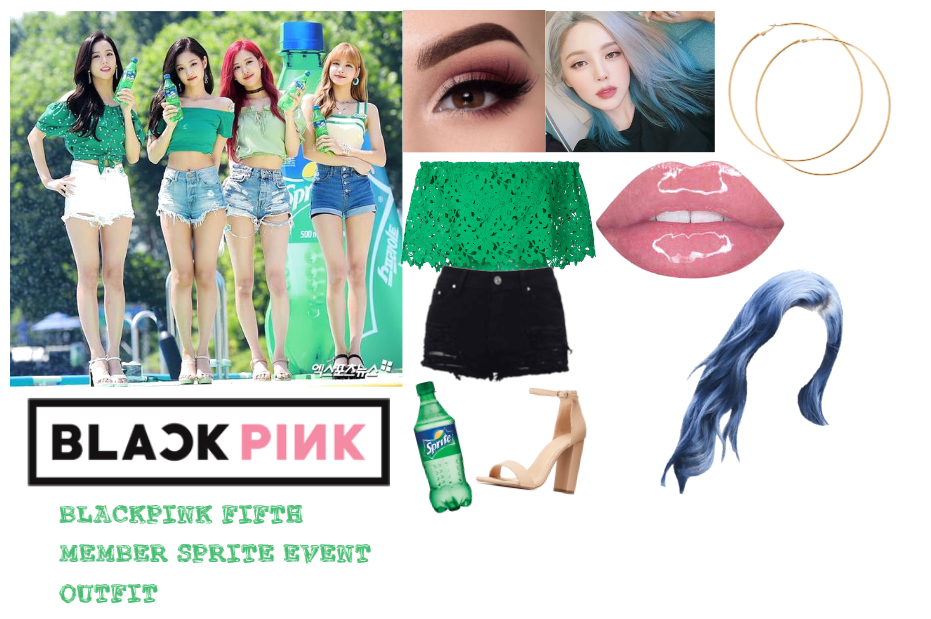 BLACKPINK Fifth Member Sprite Event Outfit