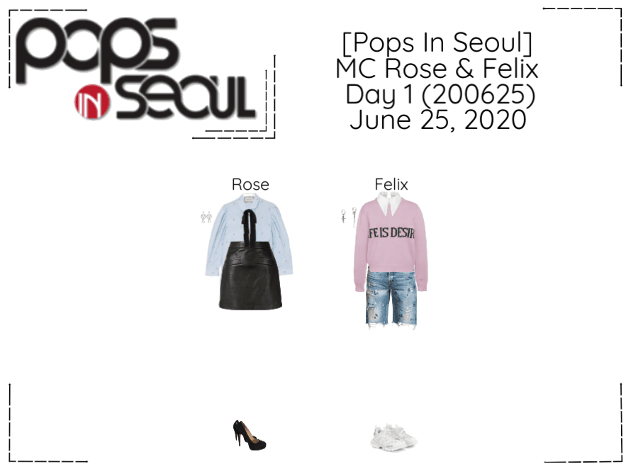 [Pops In Seoul] (Crsuhes) Rose & (SKZ) Felix