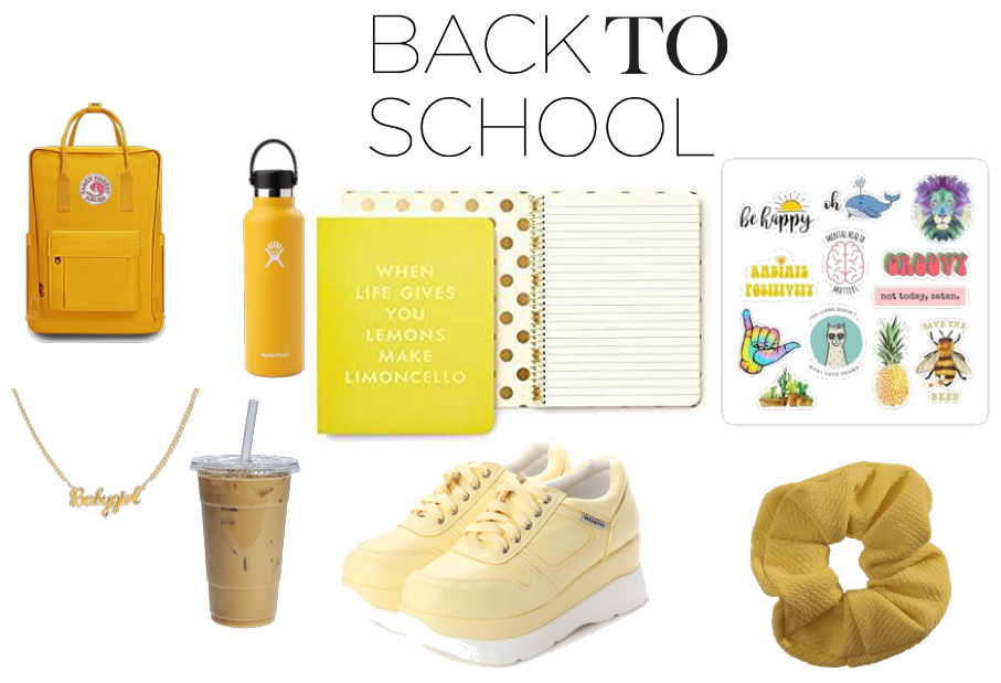 back to school yellow lovers