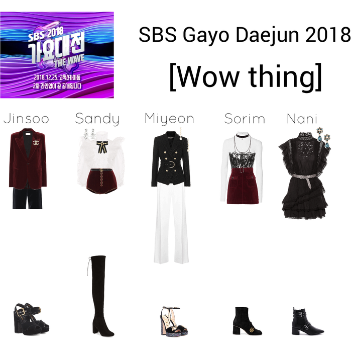 Venus - Wow thing @ SBS Gayo Daejun 2018