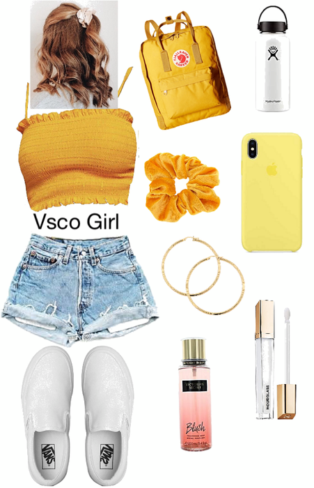 Yellow Vsco girl