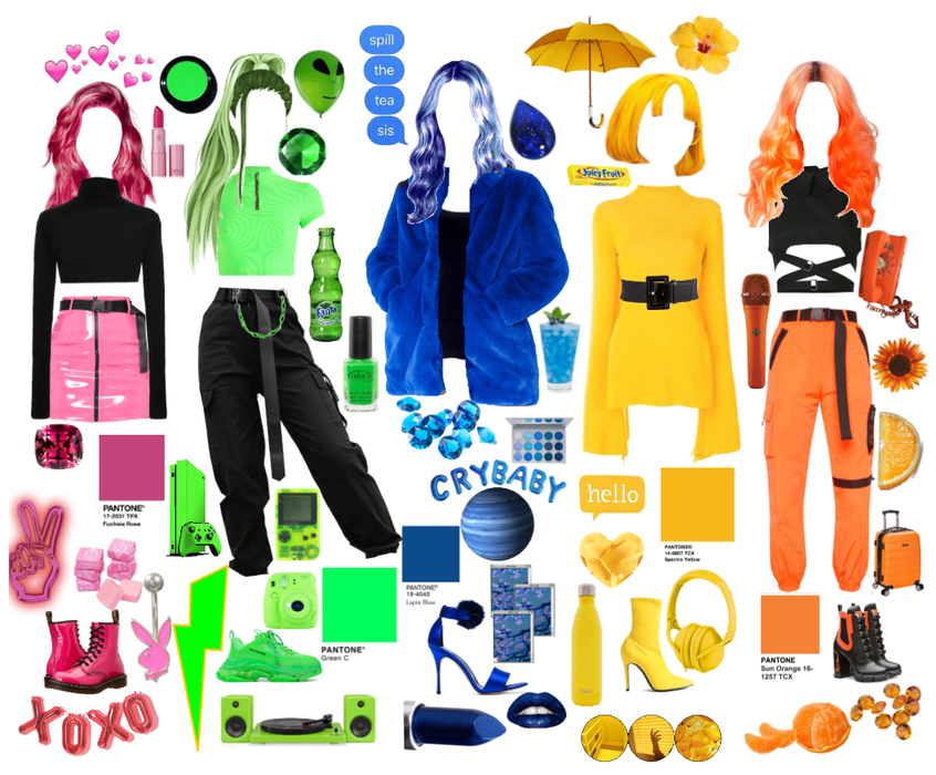 A Collection of Bright Colour