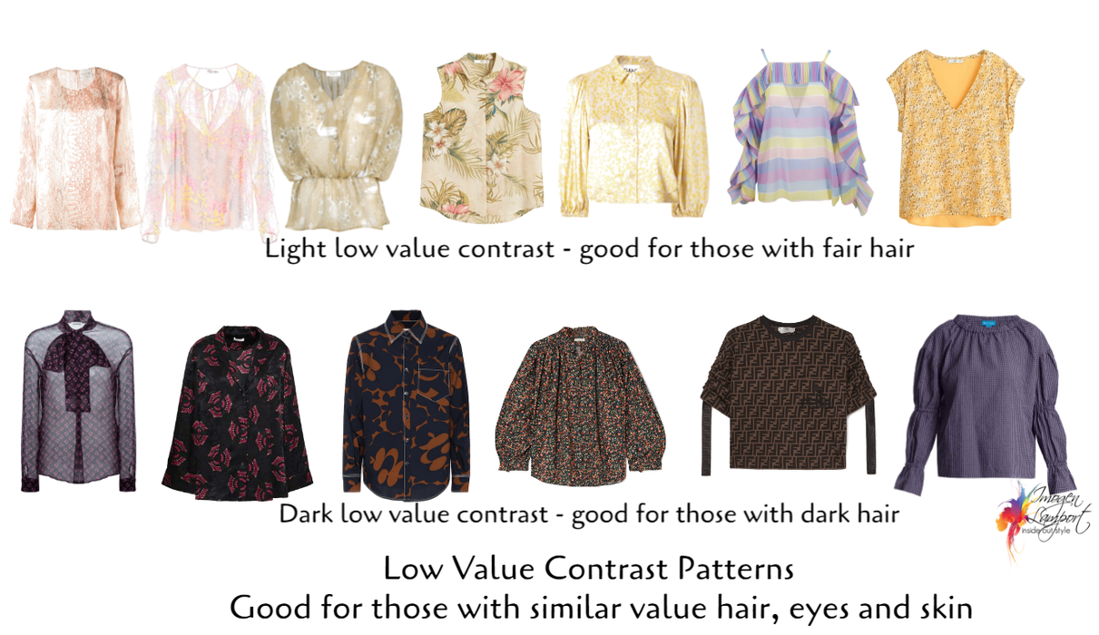 low value contrast patterns