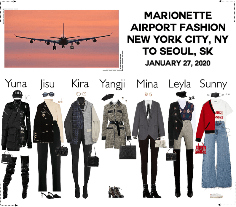 MARIONETTE (마리오네트) Airport Fashion | New York City, NY to Seoul, SK