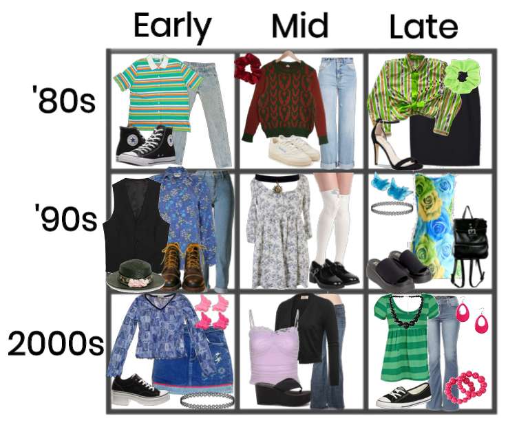 Decades ('80s, '90s and 2000s)