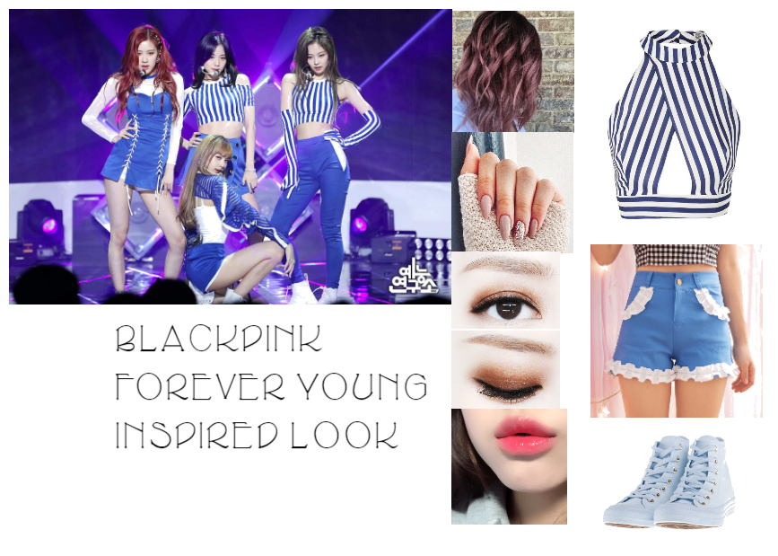 BLACKPINK FOREVER YOUNG INSPIRED LOOK